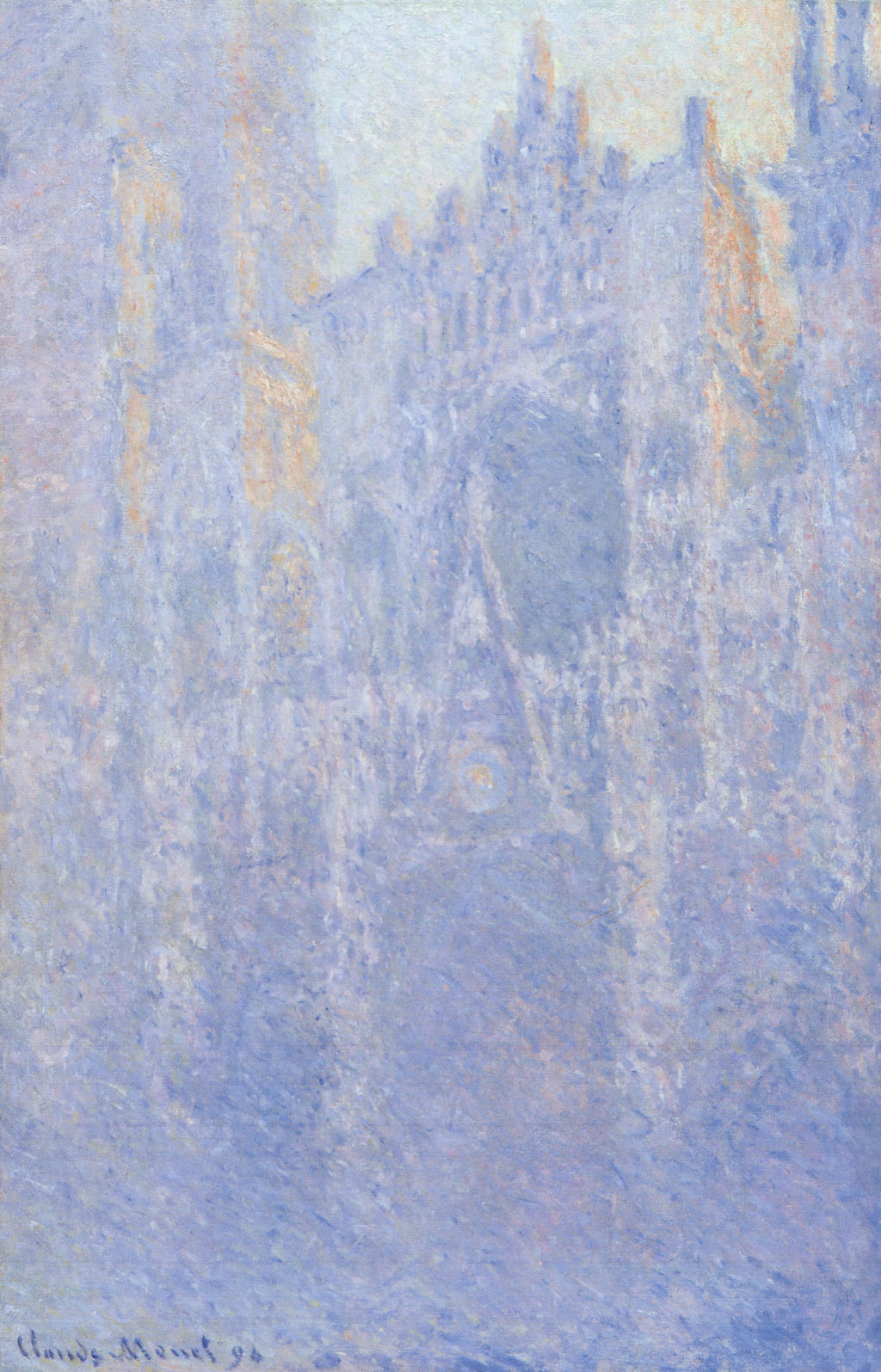Rouen Cathedral Morning Fog Museum Folkwang Claude Monet